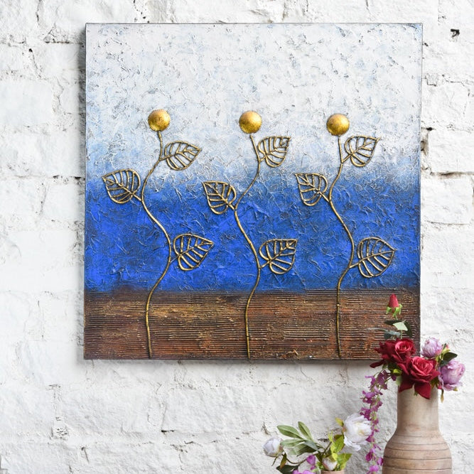 How to Style Vintage Printing Blocks as Wall Art