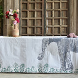 Ekaurr The Majestic March – Elephant Print Table Cover / Curtain