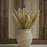 Ekaurr Terracotta gigantic urn in stone finish Small