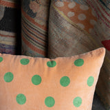 Ekaurr Polka dot velvet cushion cover