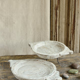 Ekaurr Set of 2 whitewashed wooden paraat