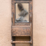 Ekaurr Shaving Mirror with One Drawer and Towel Hanger