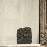 Ekaurr Paisley print block on marble base décor