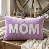 Ekaurr Lavender Velvet Personalized Cushion