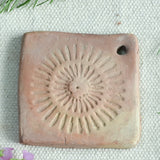 Ekaurr Block-Printed Terracotta Risers