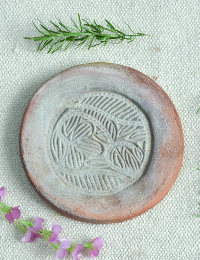 Ekaurr Block-Printed Terracotta Risers