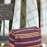 Ekaurr Yellow Stripes Fabric Pouch