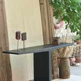 Ekaurr Iron Console with Black Finish