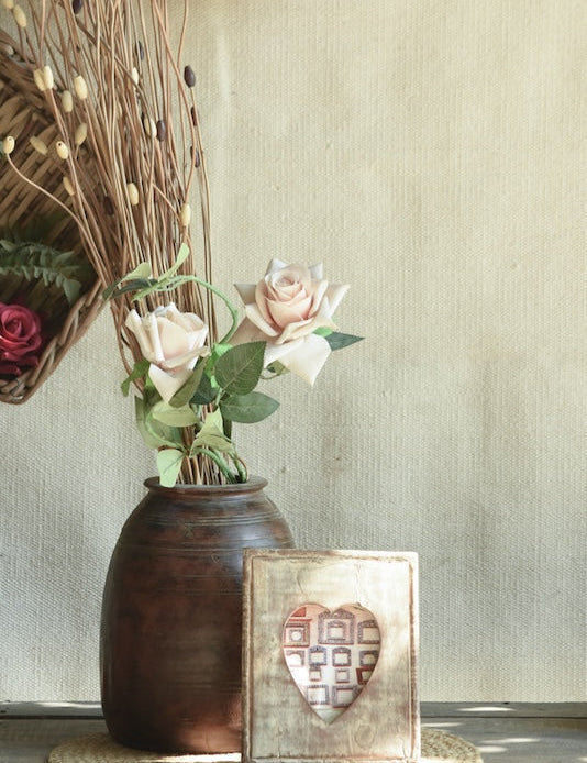 Unique handcrafted and upcycled home decor designed to add warmth and character to modern spaces - Valentines Day special 