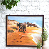 Ekaurr Coastal March Painting