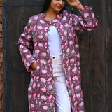 Ekaurr Blooming Violet Coat
