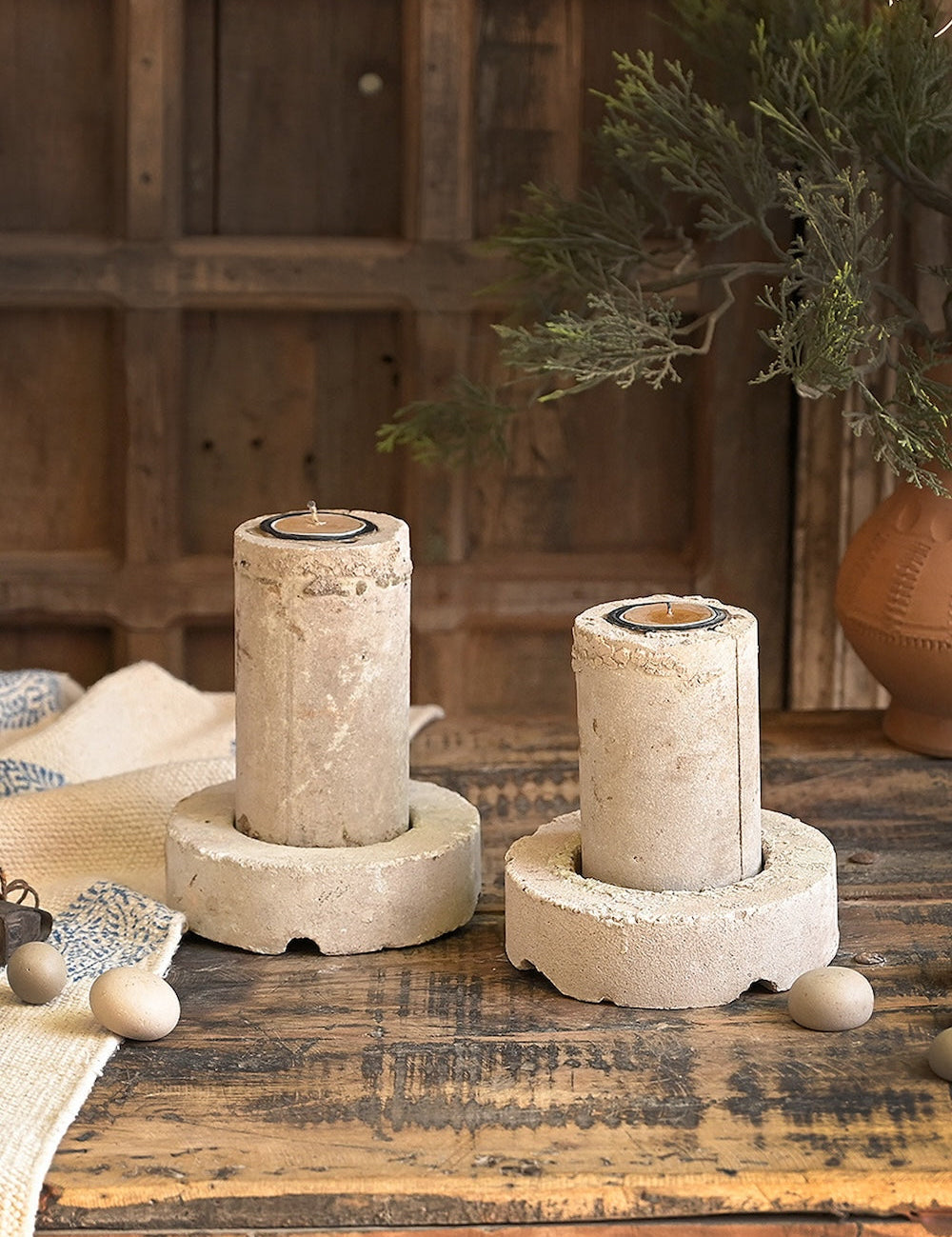 Unique handcrafted candle holders designed to add warmth and character to modern homes. 