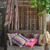 Handcrafted cushions and pillow covers with calming tones, designed to add comfort, elegance, and warmth to modern living spaces.