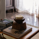 Ekaurr Set of 2 Bijani + 2 Iron Plates for Candles