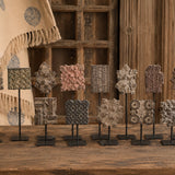 Ekaurr Textile Printing Block on Iron Base (1 piece)