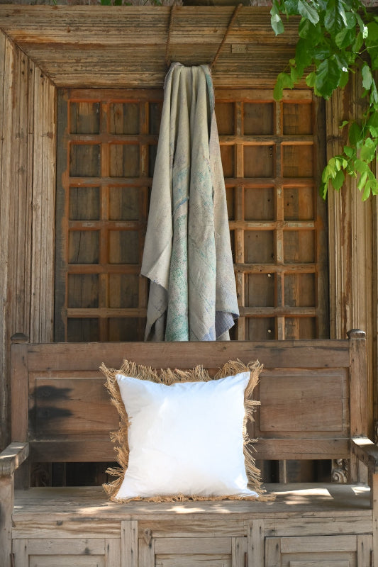 Handcrafted cushions and pillow covers with calming tones, designed to add comfort, elegance, and warmth to modern living spaces.