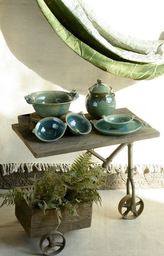 Handcrafted, Upcycled, Raw and rustic coffee table for modern spaces. 