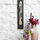 Ekaurr Devi Tandava wall art depicting a goddess in a dynamic tandava dance pose in vibrant devotional tones, handcrafted spiritual home decor for living rooms altars and sacred interior spaces