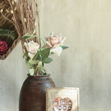 Ekaurr A Place for Your Heart reclaimed wood photo frame with heart-shaped window opening, handcrafted Valentine's Day keepsake gift for memories and love notes