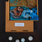 Ekaurr A Touch of Everything curated artisan gift set combining home decor fashion accessories and stationery in a cross-category selection with complimentary greeting card, comprehensive sustainable gifting for those who appreciate Indian craft across every dimension