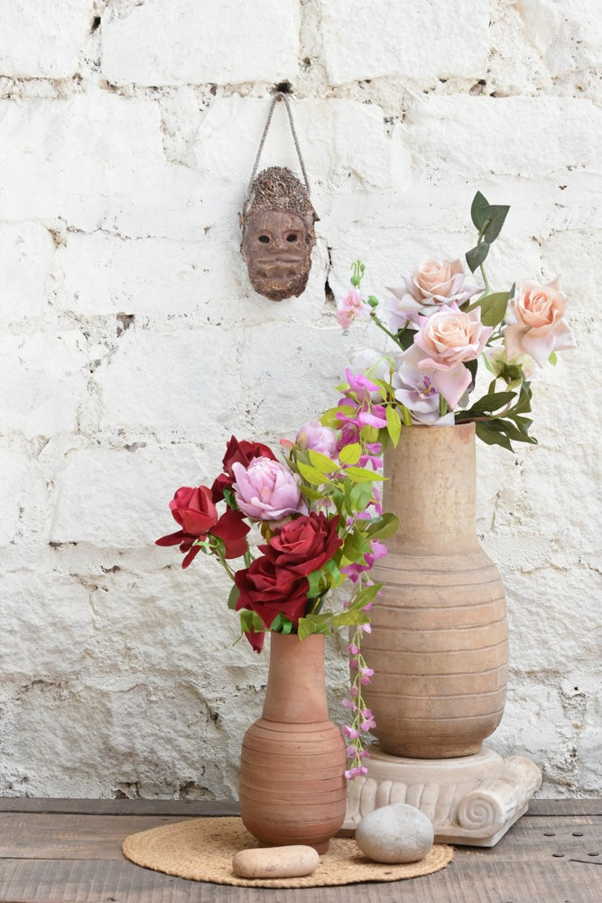 Ekaurr The Ancestral Echo Mask – handcrafted tribal wall mask with carved ancestral motifs, artisan wall decor inspired by Indian heritage