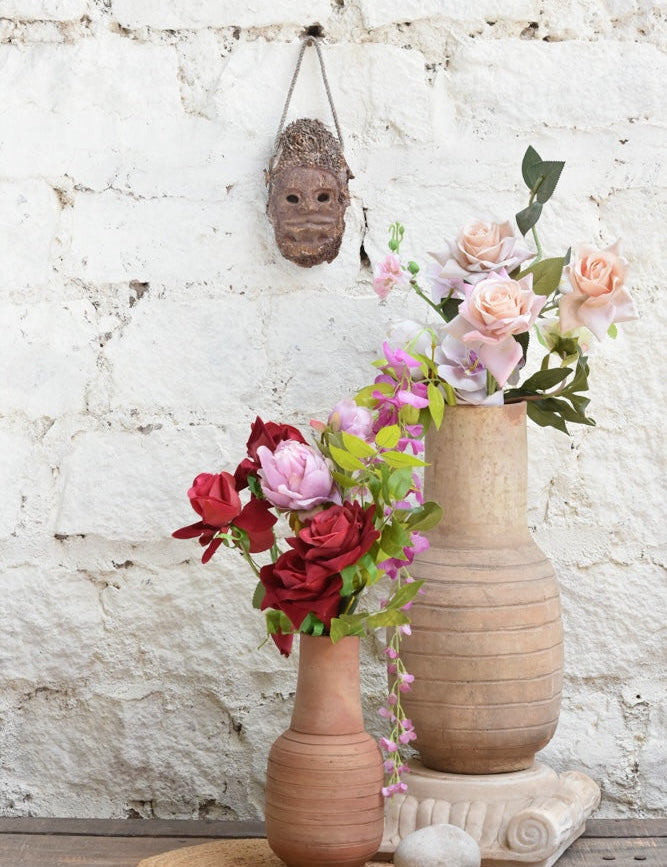 Ekaurr The Ancestral Echo Mask – handcrafted tribal wall mask with carved ancestral motifs, artisan wall decor inspired by Indian heritage