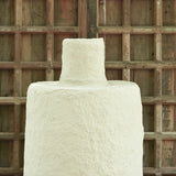 Ekaurr Barrel Paper Mache Vase handcrafted from recycled paper by rural women artisans in Rajasthan, sustainable barrel-shaped décor vase celebrating Indian heritage craft