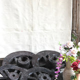 Ekaurr The Caravan Wheels – Vintage Hand-Carved Wooden Cart Wheels Rustic Heritage Wall Décor