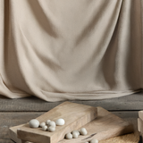 Ekaurr Earth Grain Wooden Platter set of 2 handcrafted solid wood serving platters with visible natural grain texture in a paired set, artisan rustic platter for dining cheese boards and home styling