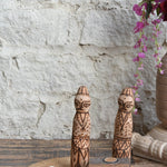 Ekaurr Etched in Light Decorative Doll Tea Light Gift Set curated artisan gift set pairing a handcrafted decorative doll figure with artisan tea light holders and complimentary greeting card, unique sustainable gifting combining folk art and warm ambience