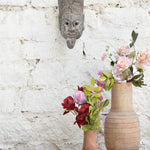Ekaurr The Fierce Protector Mask – bold hand-carved decorative wall mask with warrior-like expression, dramatic artisan home decor