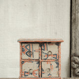 Ekaurr Fine Kantha Cladded Chest with 4 drawers – handcrafted wooden chest wrapped in vibrant vintage Kantha textile, storage furniture