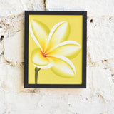 Ekaurr Golden Bloom Painting shown in a styled living room setting demonstrating scale and wall placement