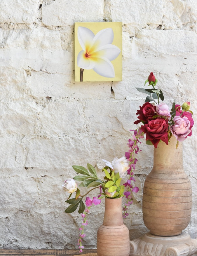 Ekaurr Golden Bloom Painting in a second styled room context