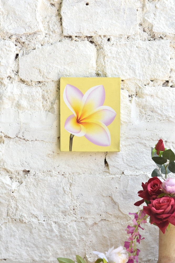 Ekaurr Golden Bloom Painting in a third styled setting showing the painting in a different interior context