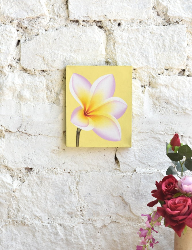 Ekaurr Golden Bloom Painting in a third styled setting showing the painting in a different interior context