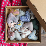 Ekaurr Heart Hangings handcrafted decorative hanging hearts in natural or painted wood with a rustic artisan finish, gifting and home decor accent for walls doors and Valentine's or festive styling