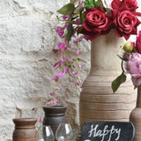 Ekaurr Heritage Glow Set curated artisan gift of an emblem chalkboard handcrafted wooden vases and vintage brass-finish glass lanterns with complimentary greeting card, warm heritage sustainable gifting for home ambience and festive occasions