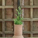 Ekaurr Kalash-Base Terracotta Planter handmade by rural Indian women artisans in traditional kalash-base form, earthy natural terracotta finish for indoor or outdoor planting