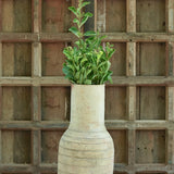 Ekaurr Lambak-Neck Planter handmade terracotta pot with a distinctive elongated neck form, handcrafted by Indian artisans for planters or decorative display