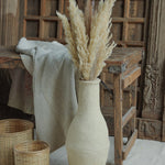 Ekaurr Paper Mache Eve Vase tall slim form handmade by rural women of Rajasthan using recycled paper traditional Indian sustainable home decor