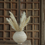 Ekaurr Paper Mache Round Flower Pot handmade by rural women of Rajasthan using recycled paper and organic materials sustainable Indian craft home decor