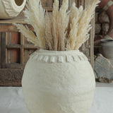 Ekaurr Paper Mache Round Pot large handmade by rural women artisans of Rajasthan using recycled paper traditional Indian craft sustainable home decor