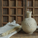 Ekaurr Paper Mache Vase with Mirror Work handmade by rural Rajasthan women using recycled paper traditional Indian mirror embellishment sustainable decor