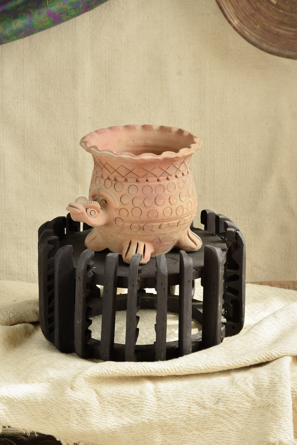 Ekaurr The Sanchey Circles styled in a home interior setting showing versatile use as table and floor décor pieces