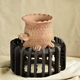Ekaurr The Sanchey Circles styled in a home interior setting showing versatile use as table and floor décor pieces