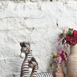 Ekaurr Savanna Rest set of 2 handcrafted resting animal figurines in earthy natural tones, artisan decorative sculpture pair for shelves and nature-inspired home decor