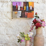 Ekaurr Studio Spirits Abstract Painting set of 2 original expressive abstract artworks with bold gestural mark-making and layered tones, handcrafted wall art pair for contemporary living rooms and home offices