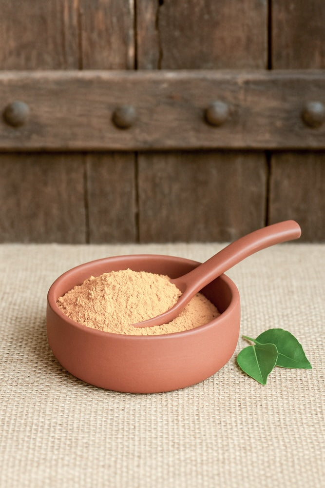 Ekaurr Terracotta Masala Serving Bowl set of 6 small handmade natural clay bowls for spices and condiments crafted by rural Indian artisans, earthy artisan kitchen essentials for masala serving and traditional Indian dining spreads
