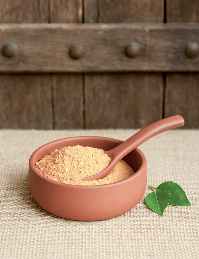 Ekaurr Terracotta Masala Serving Bowl set of 6 small handmade natural clay bowls for spices and condiments crafted by rural Indian artisans, earthy artisan kitchen essentials for masala serving and traditional Indian dining spreads